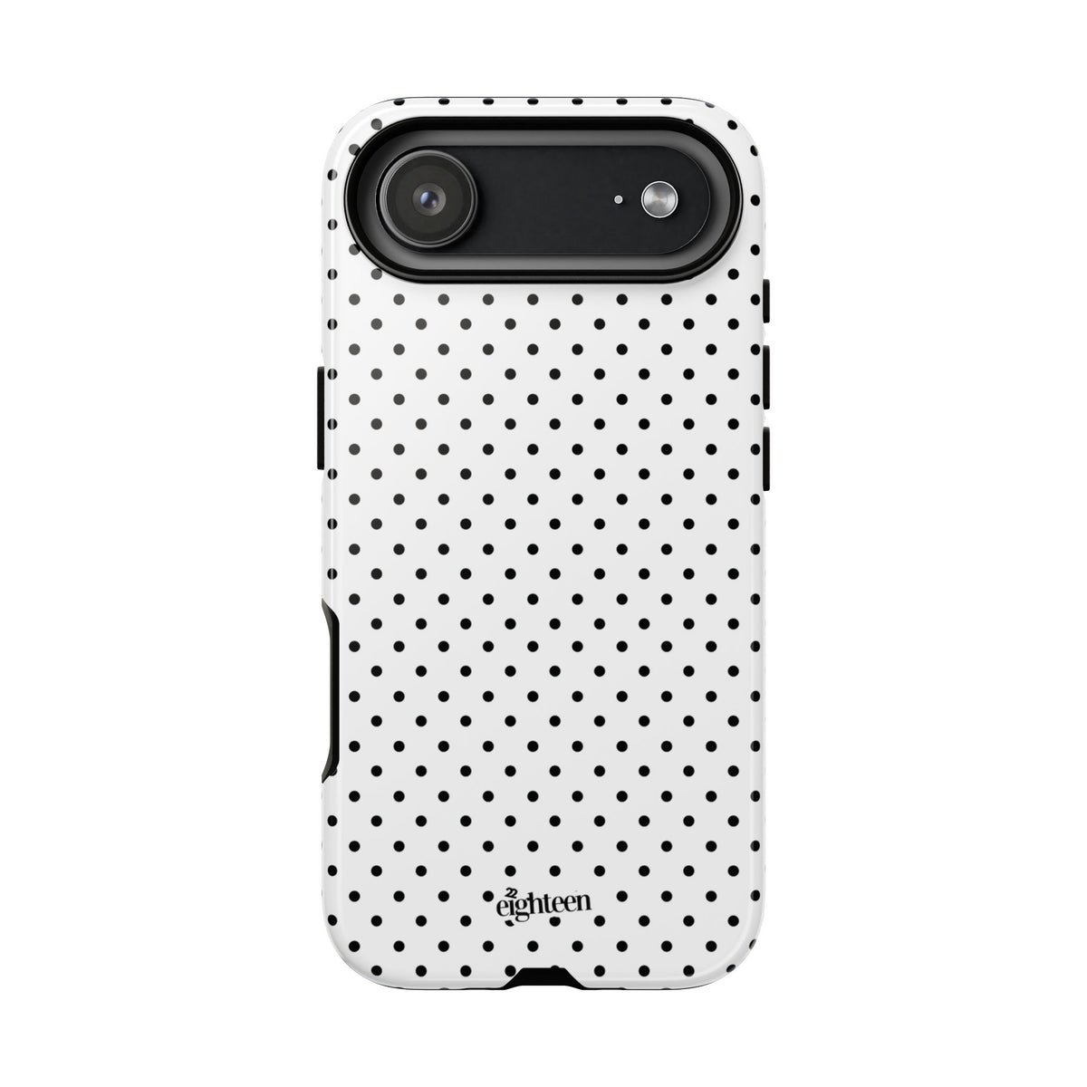 White Dotty Phone Case
