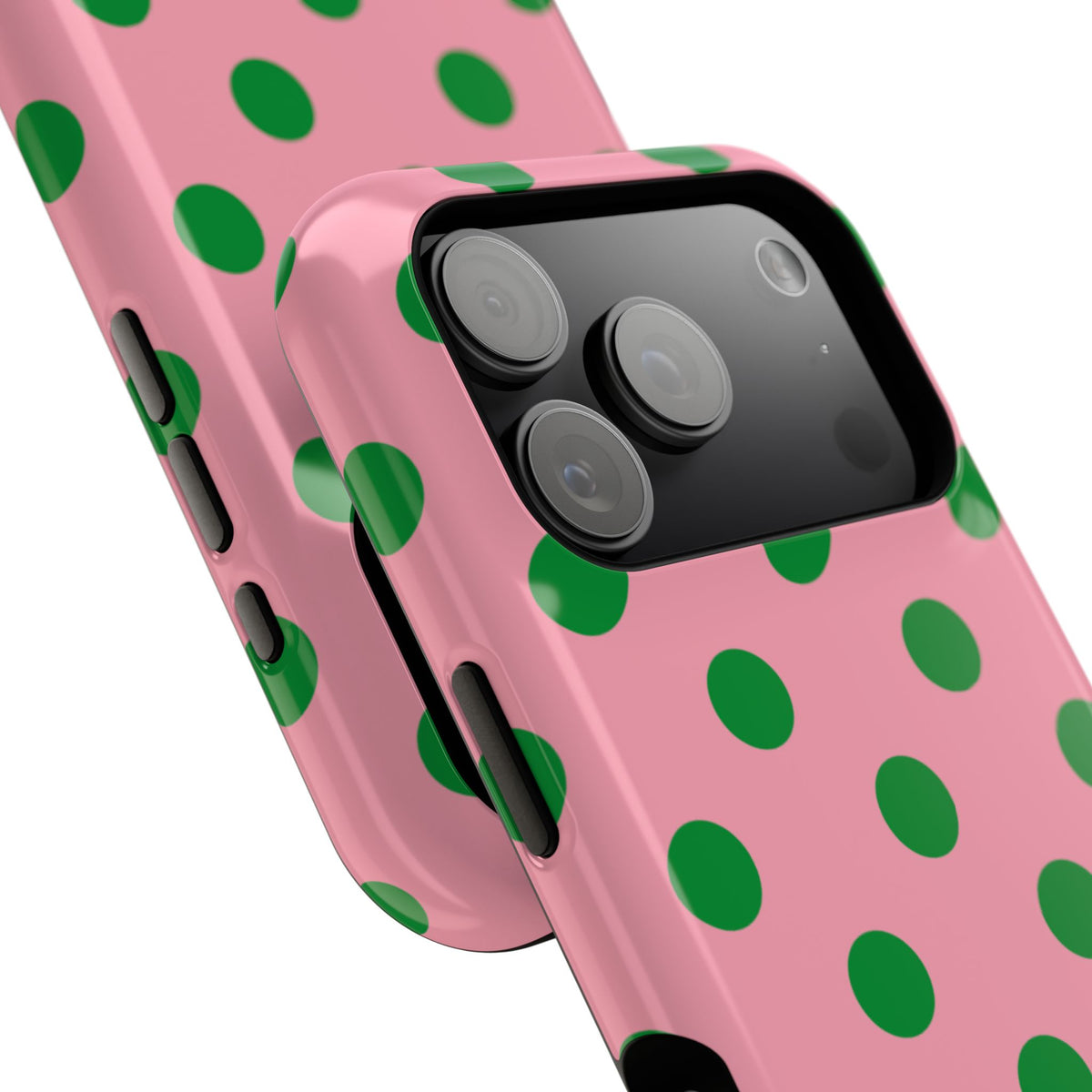 Pink Salmon & Apple Green Dot Theory MagSafe Phone Case