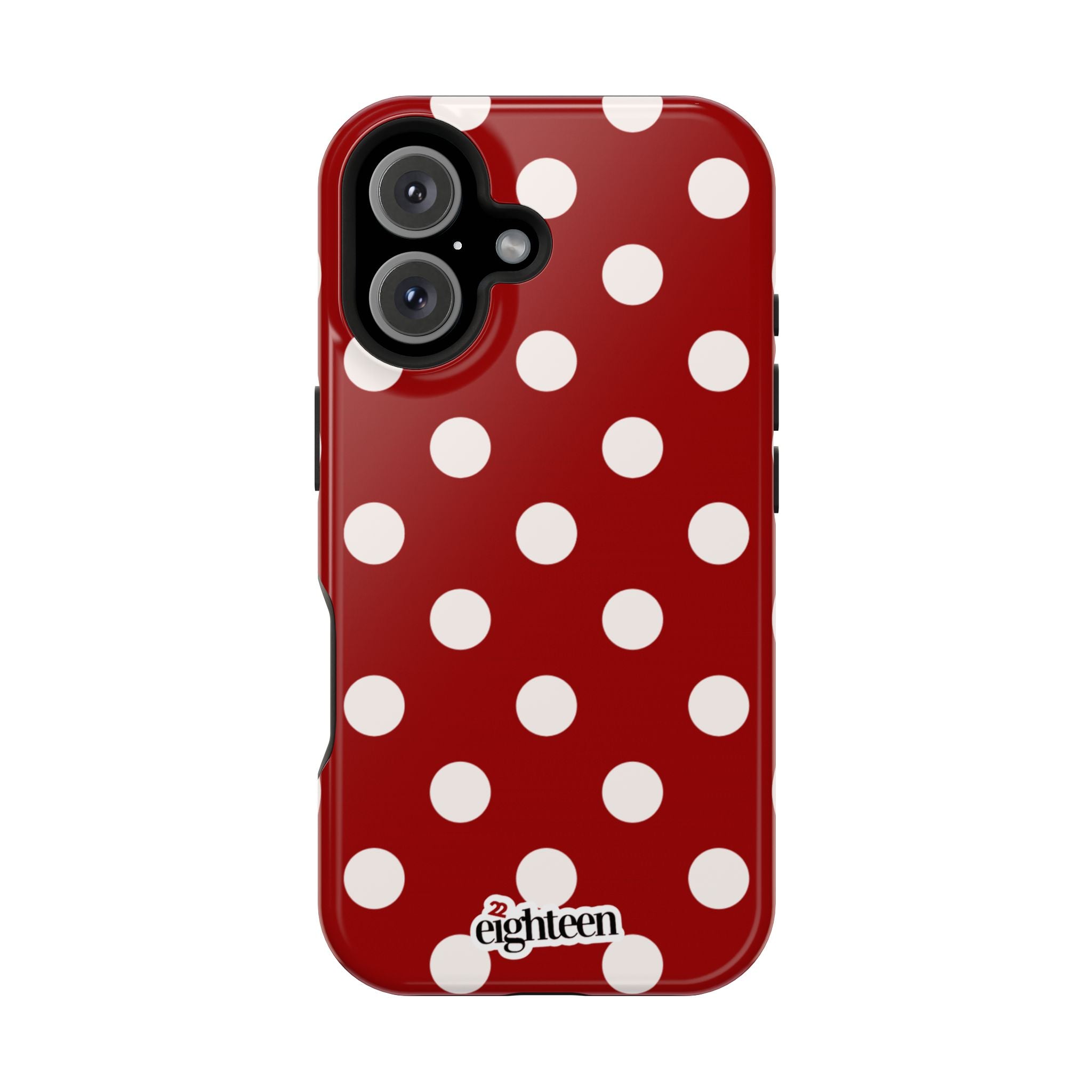 Crimson & Cream Dot Theory MagSafe Tough Case