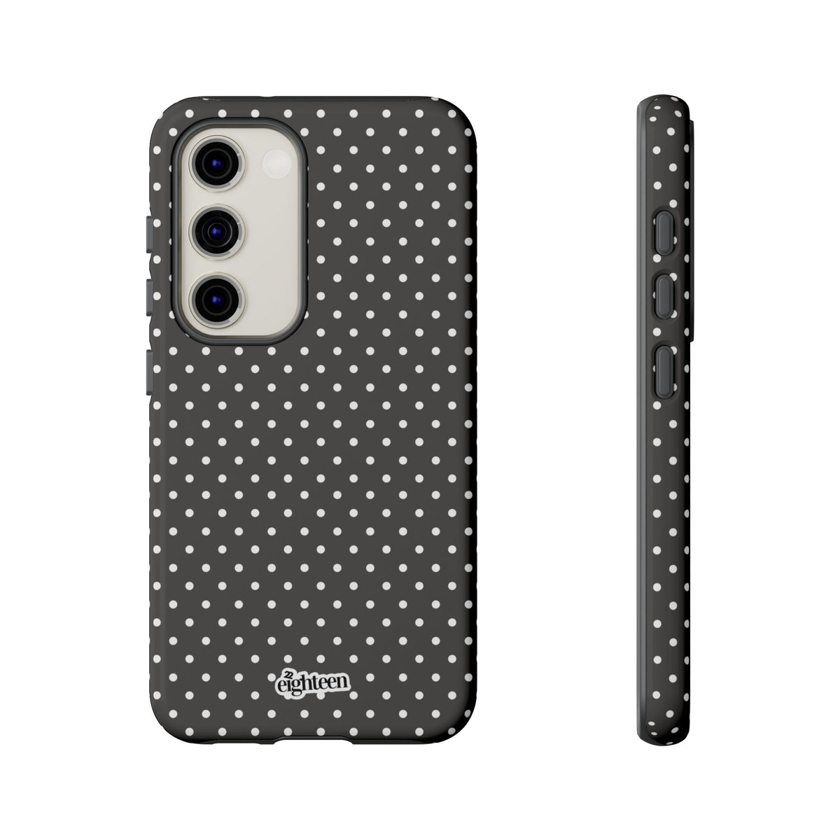 Charcoal Dotty Phone Case