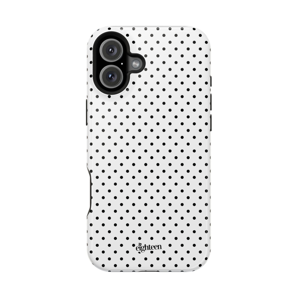 White Dotty MagSafe Phone Case