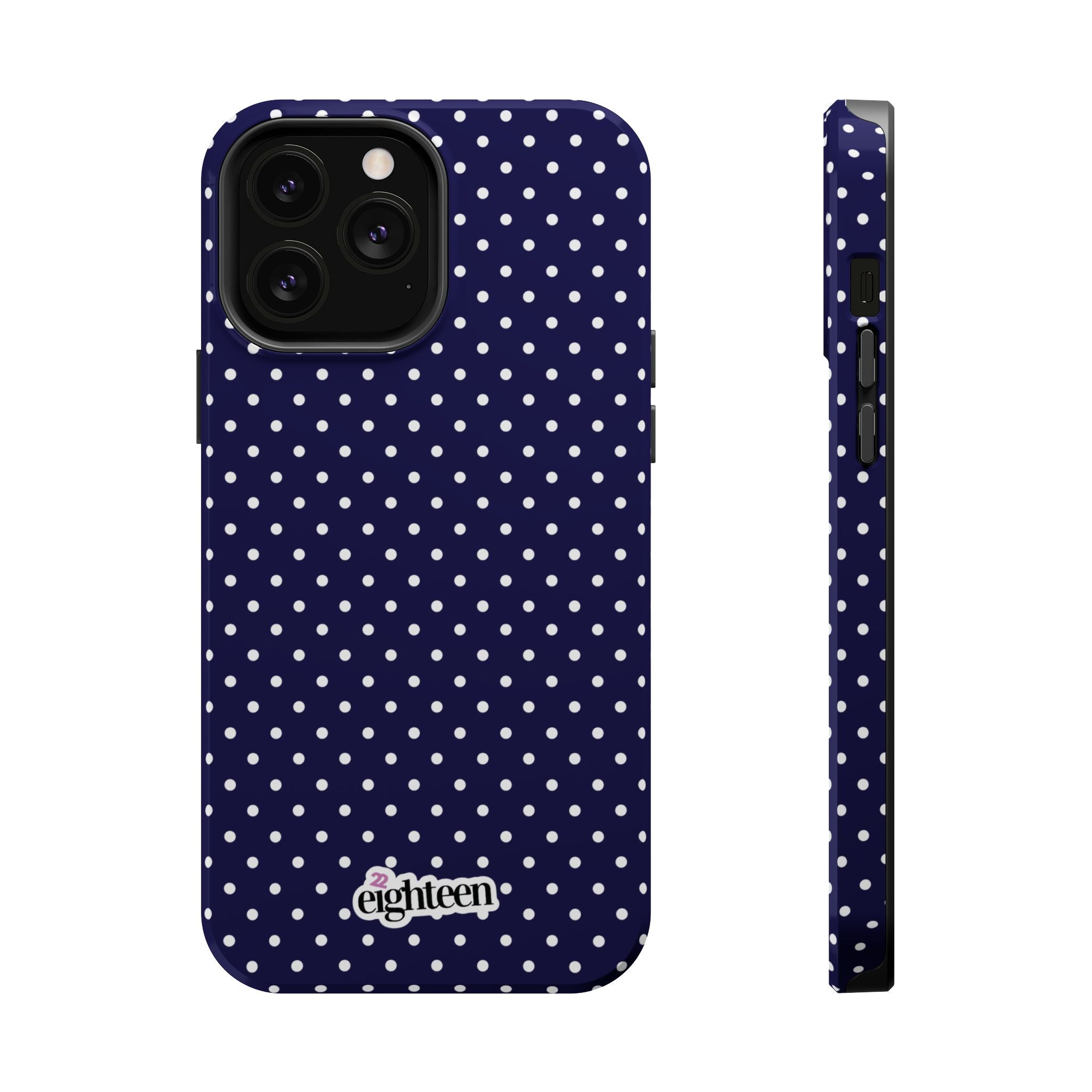 Deep Blue Dotty MagSafe Tough Case