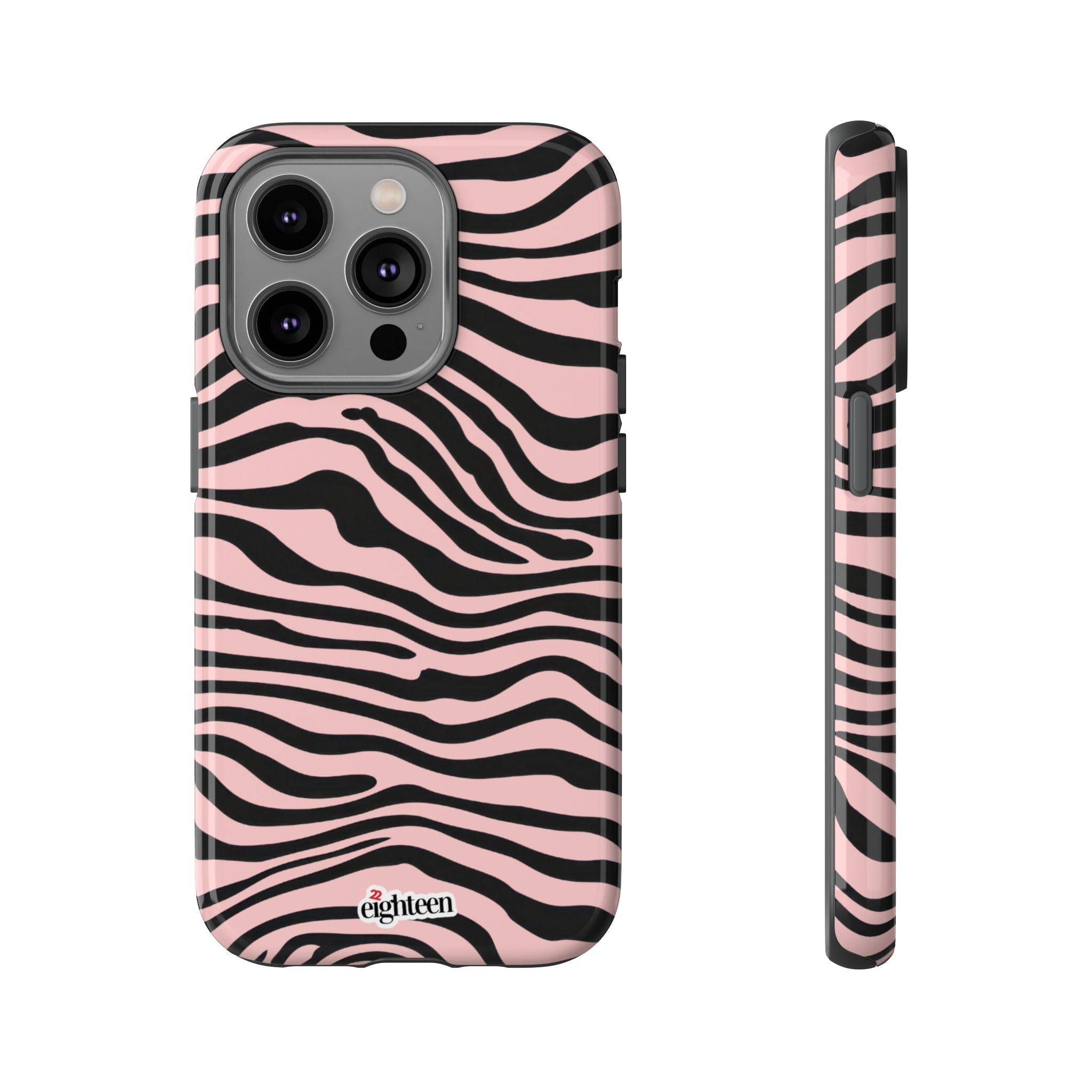 Pink Saharan Stripe Tough Phone Case