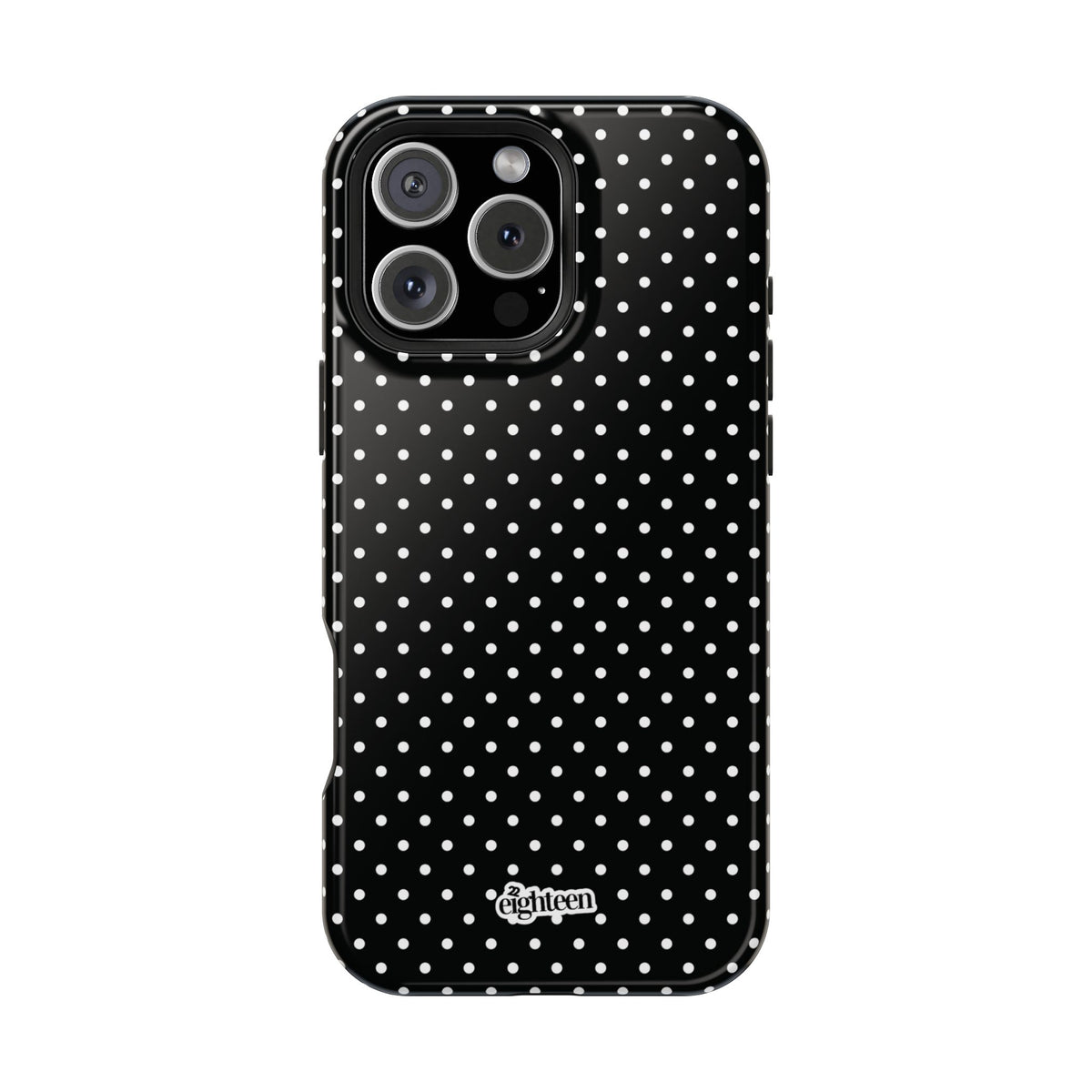 Black Dotty MagSafe Phone Case