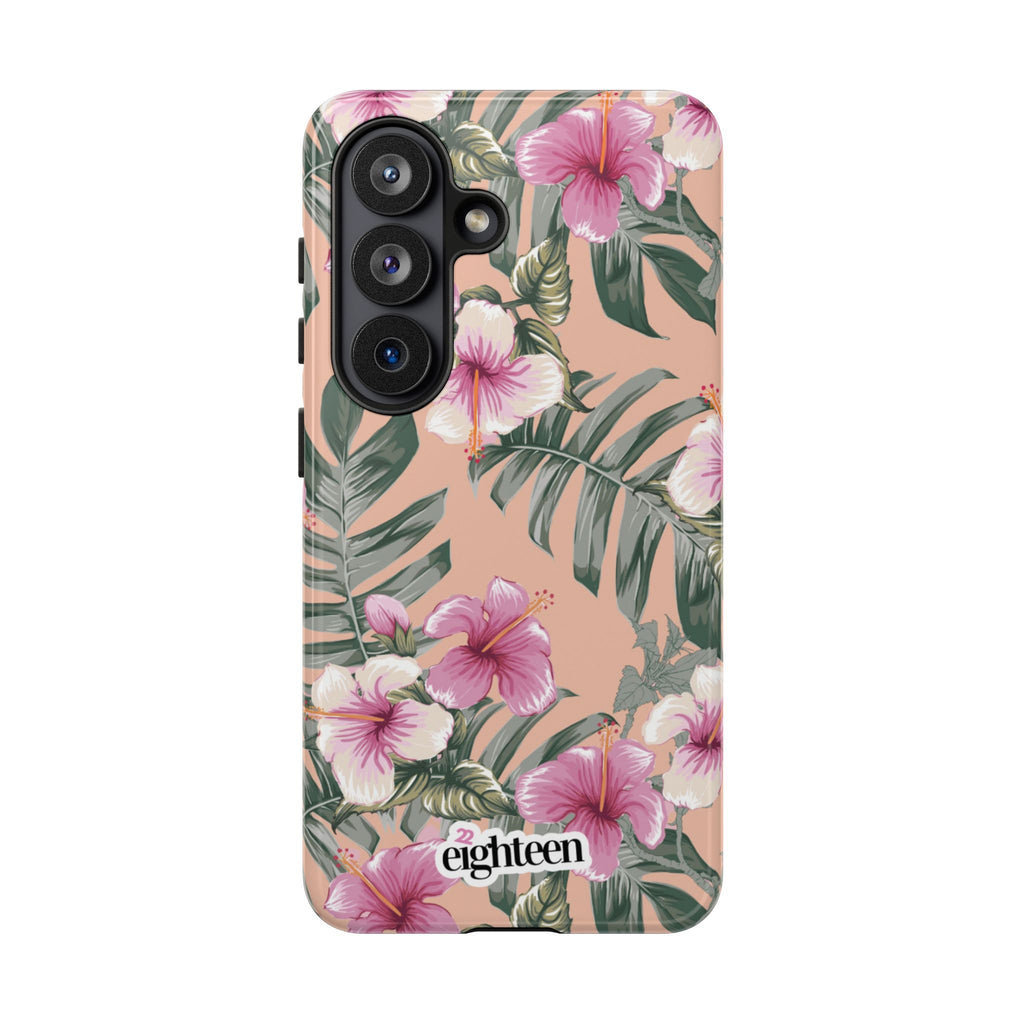 Hibiscus Haze Tough Phone Case