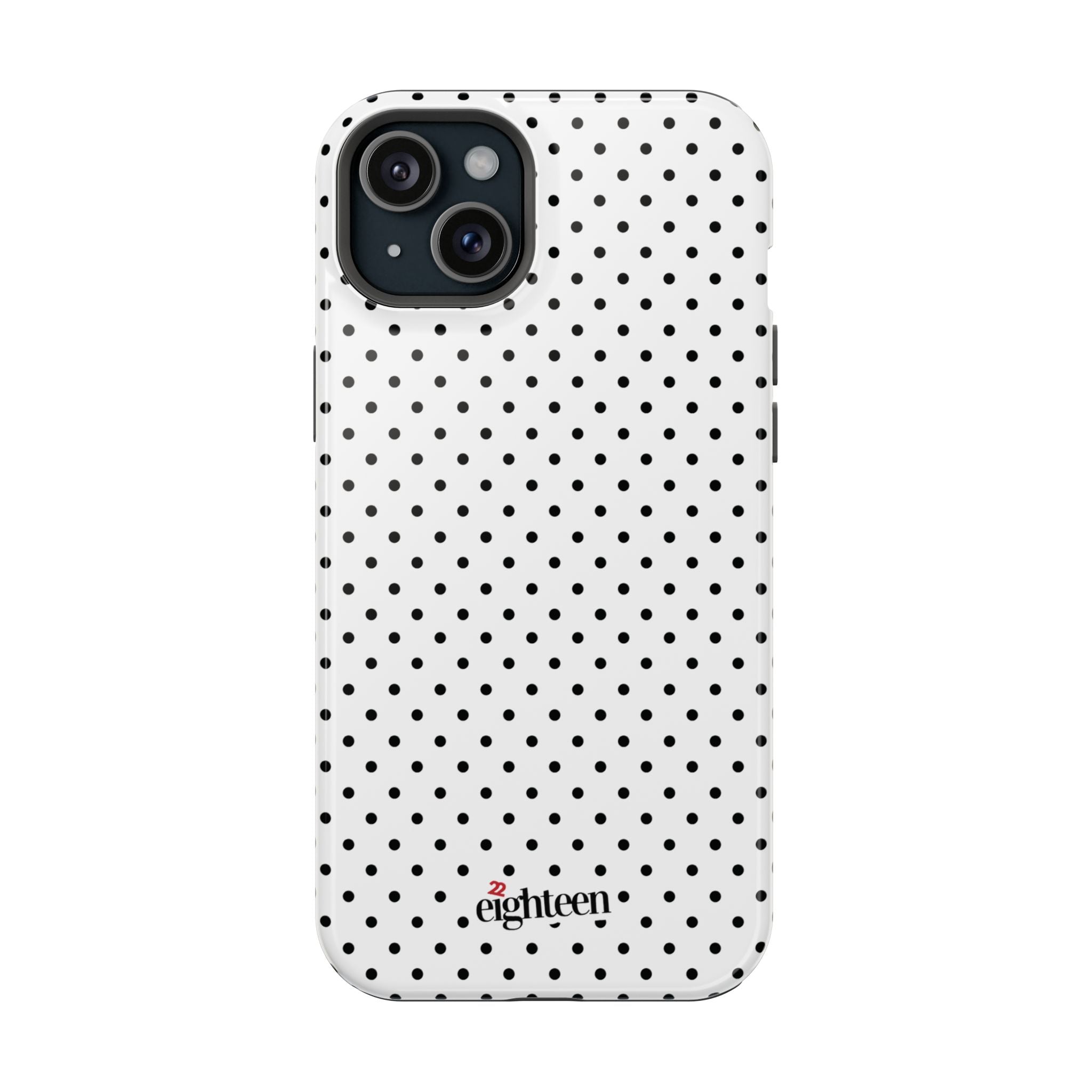 White Dotty MagSafe Phone Case