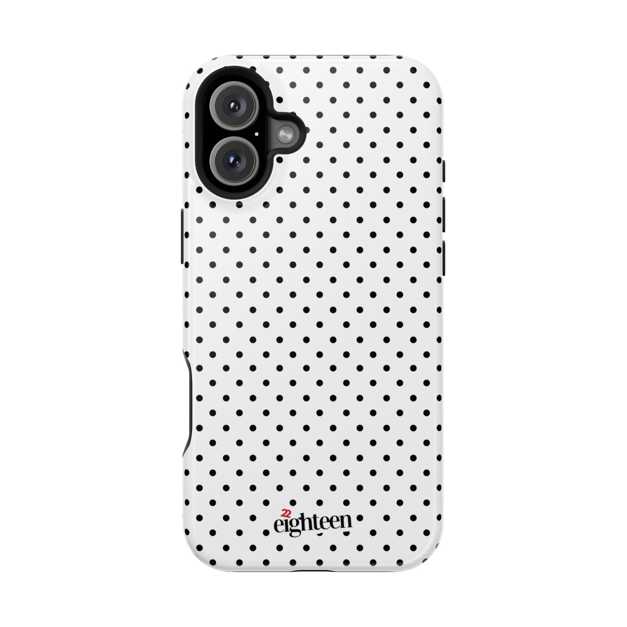 White Dotty MagSafe Phone Case