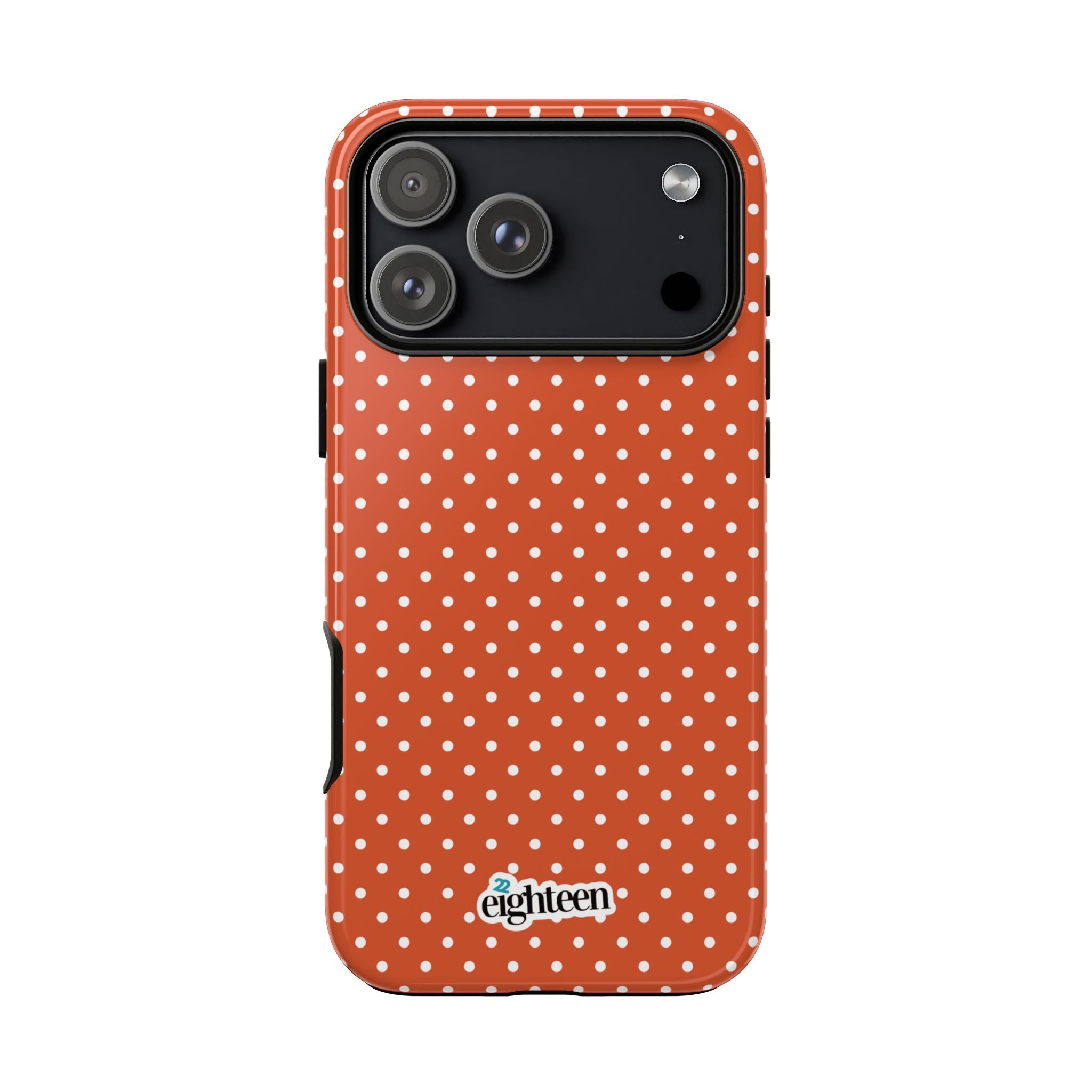Harvest Orange Dotty Tough Phone Case