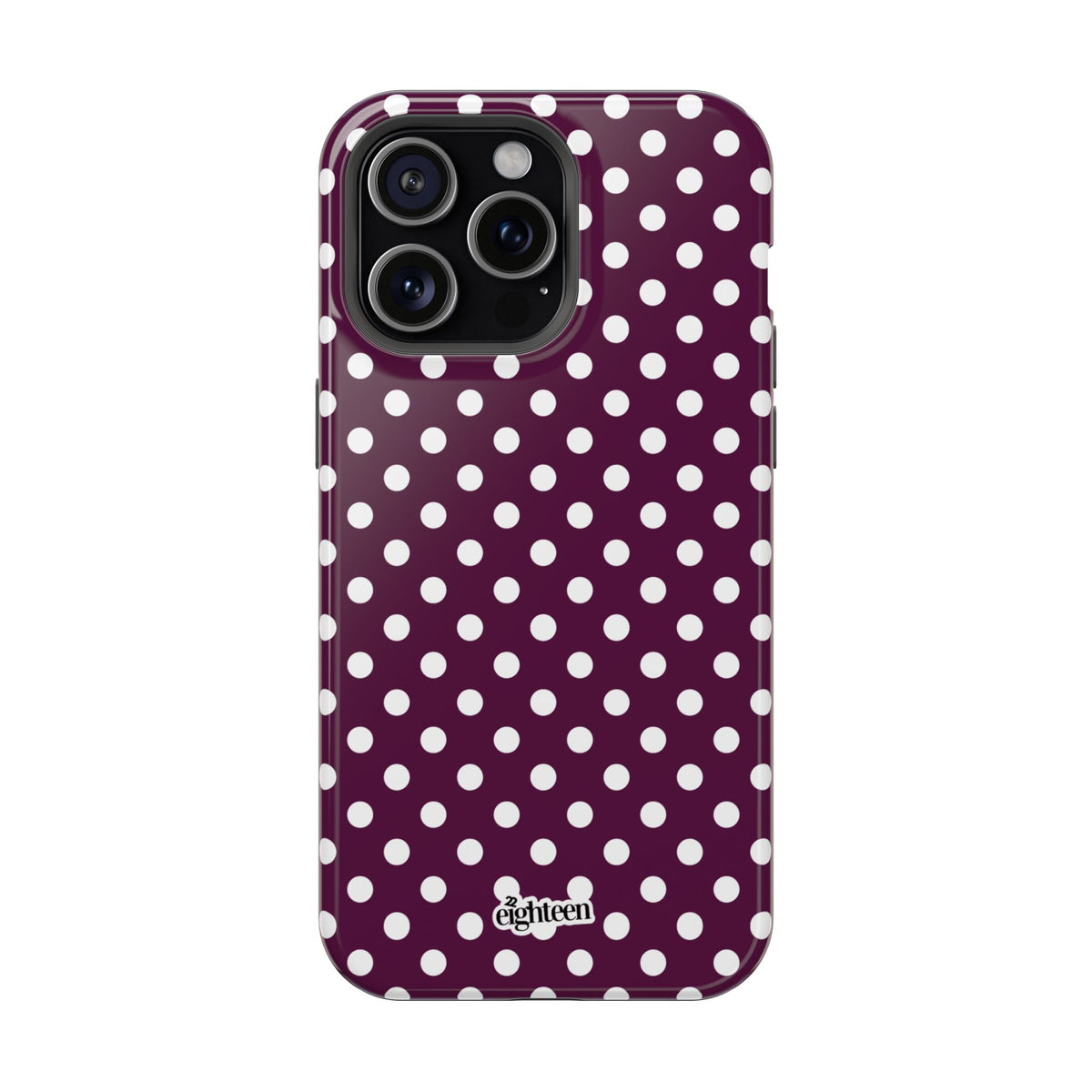 Maroon & White Dot Theory MagSafe Tough Case