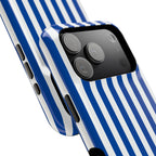 Royal Blue & White Baseline MagSafe Phone Case