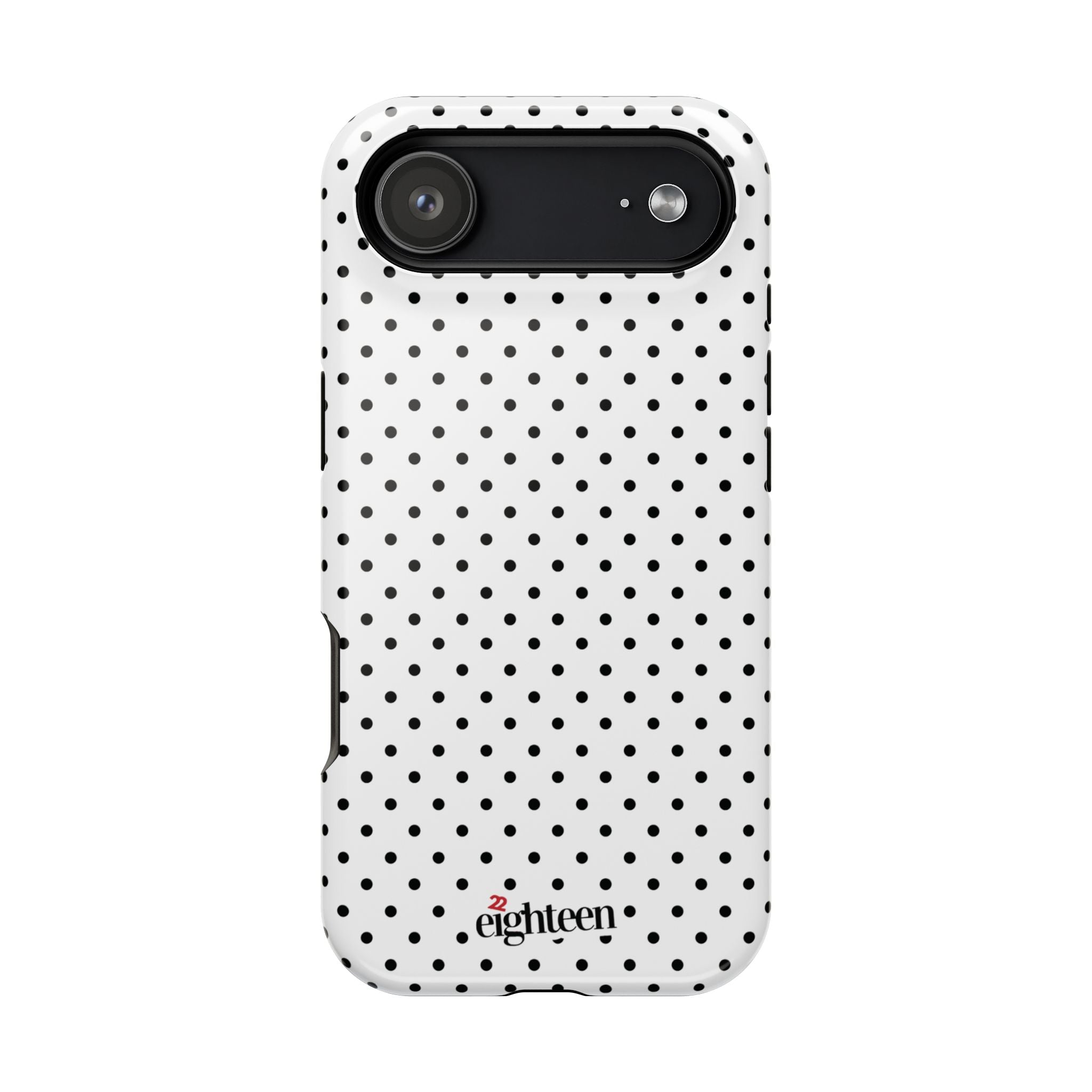 White Dotty MagSafe Phone Case
