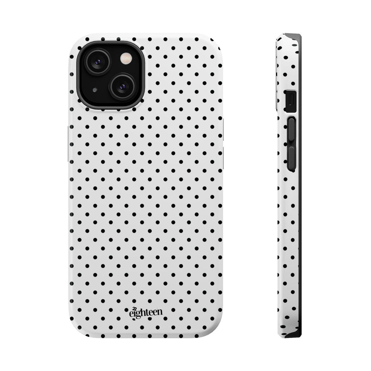 White Dotty MagSafe Phone Case