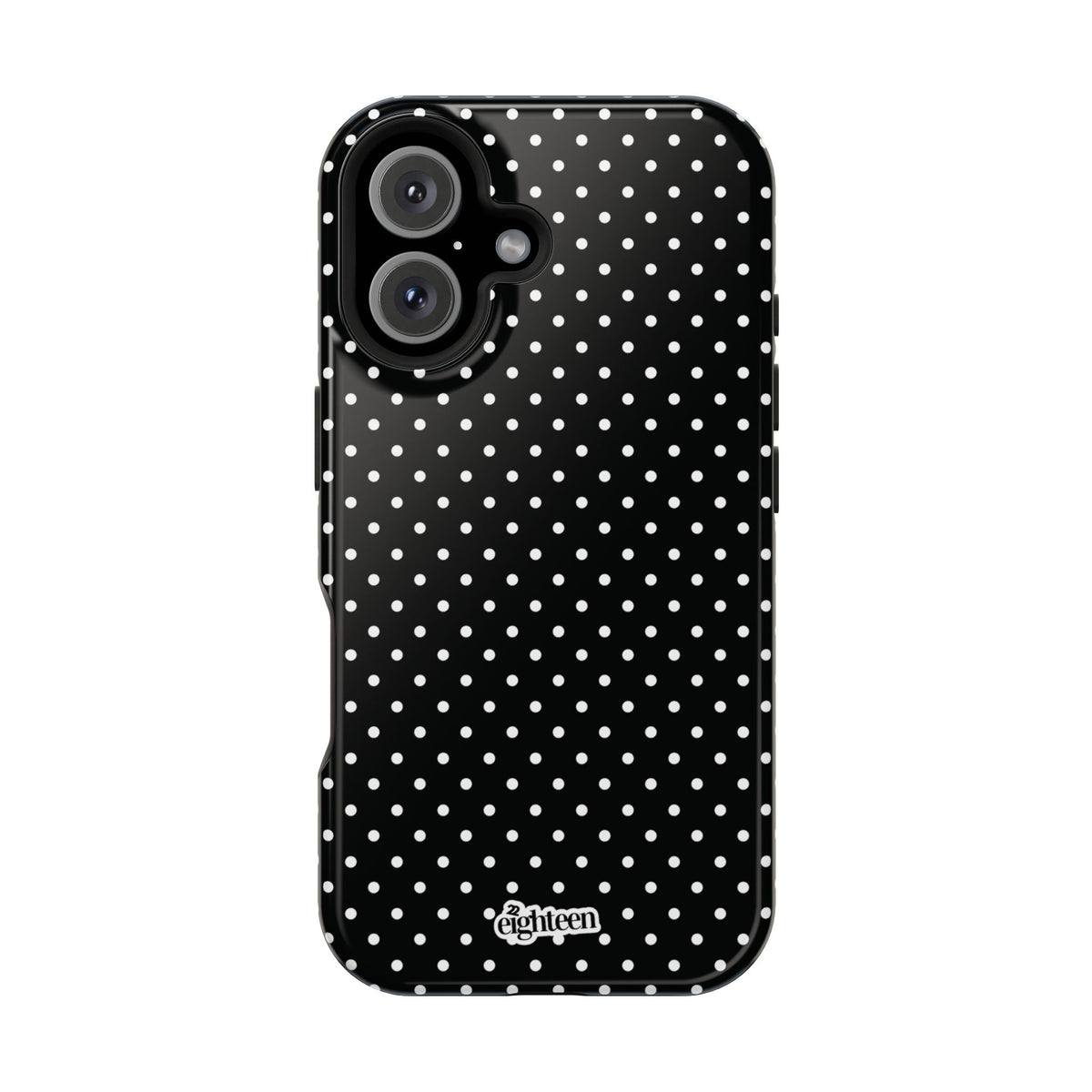 Black Dotty MagSafe Phone Case