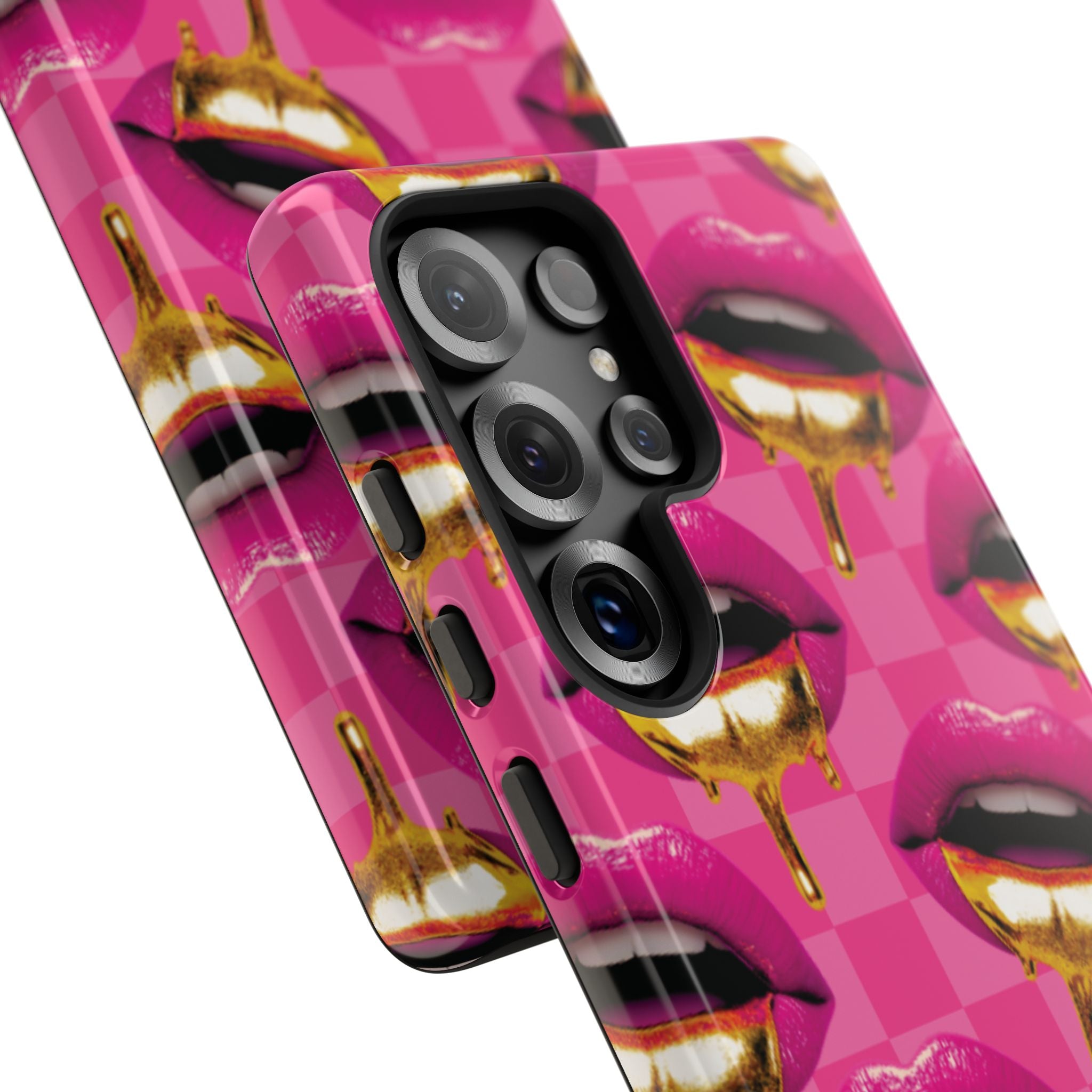 Pink Ms Pouty Tough Phone Case