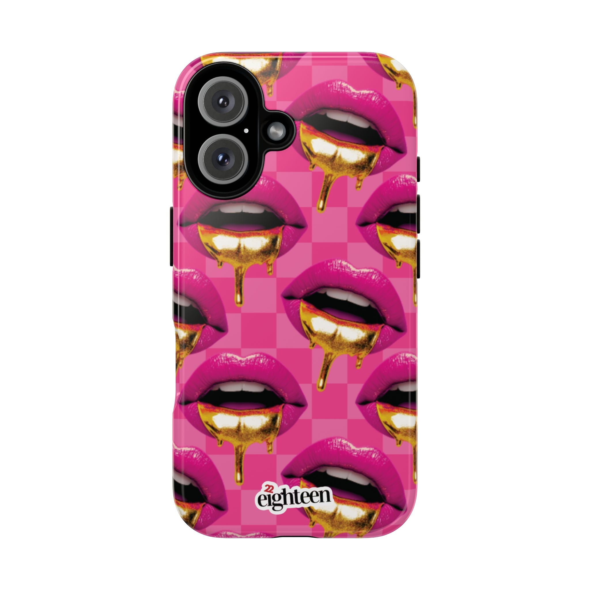 Pink Ms Pouty Tough Phone Case