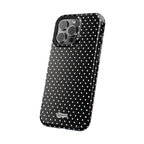 Black Dotty MagSafe Phone Case
