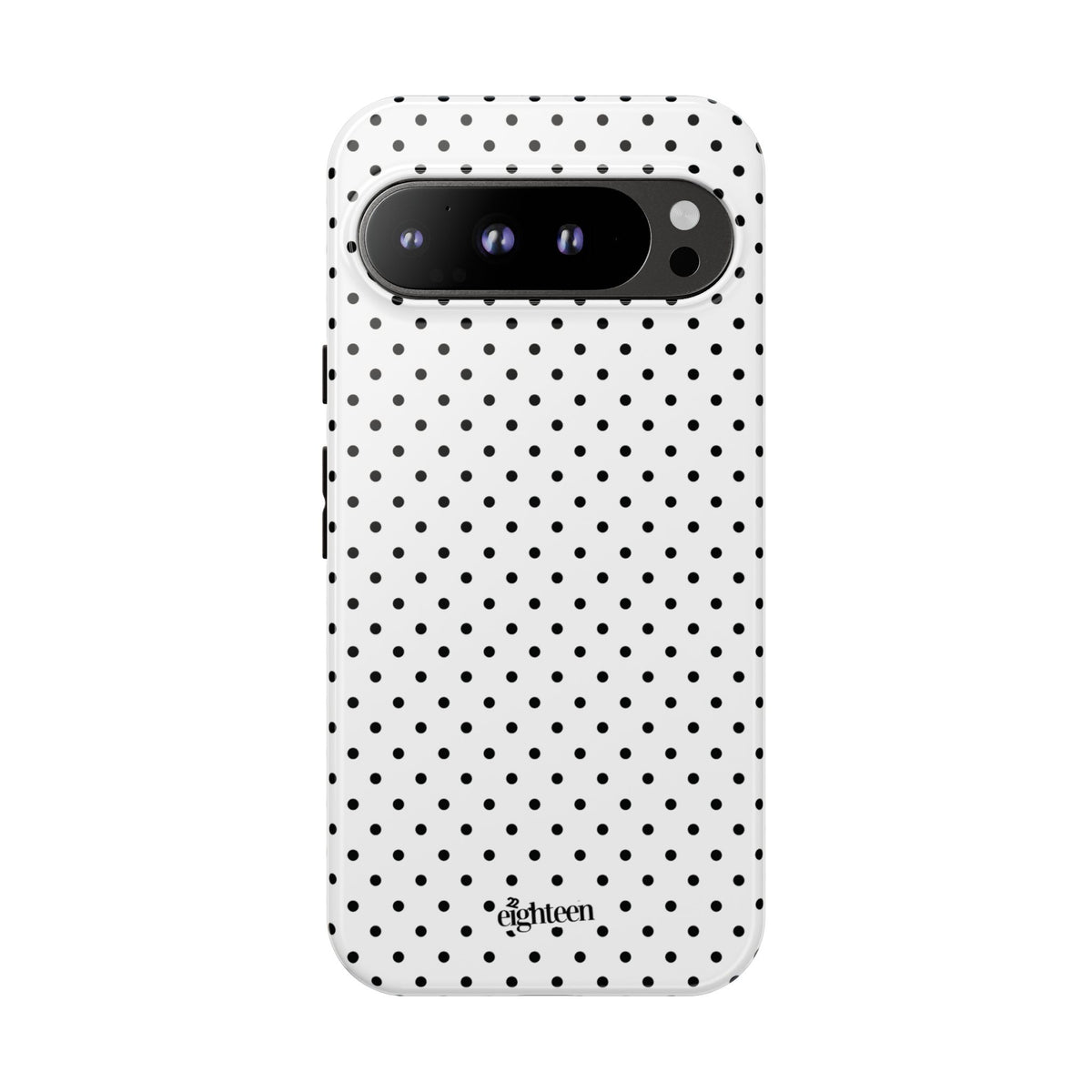 White Dotty Phone Case