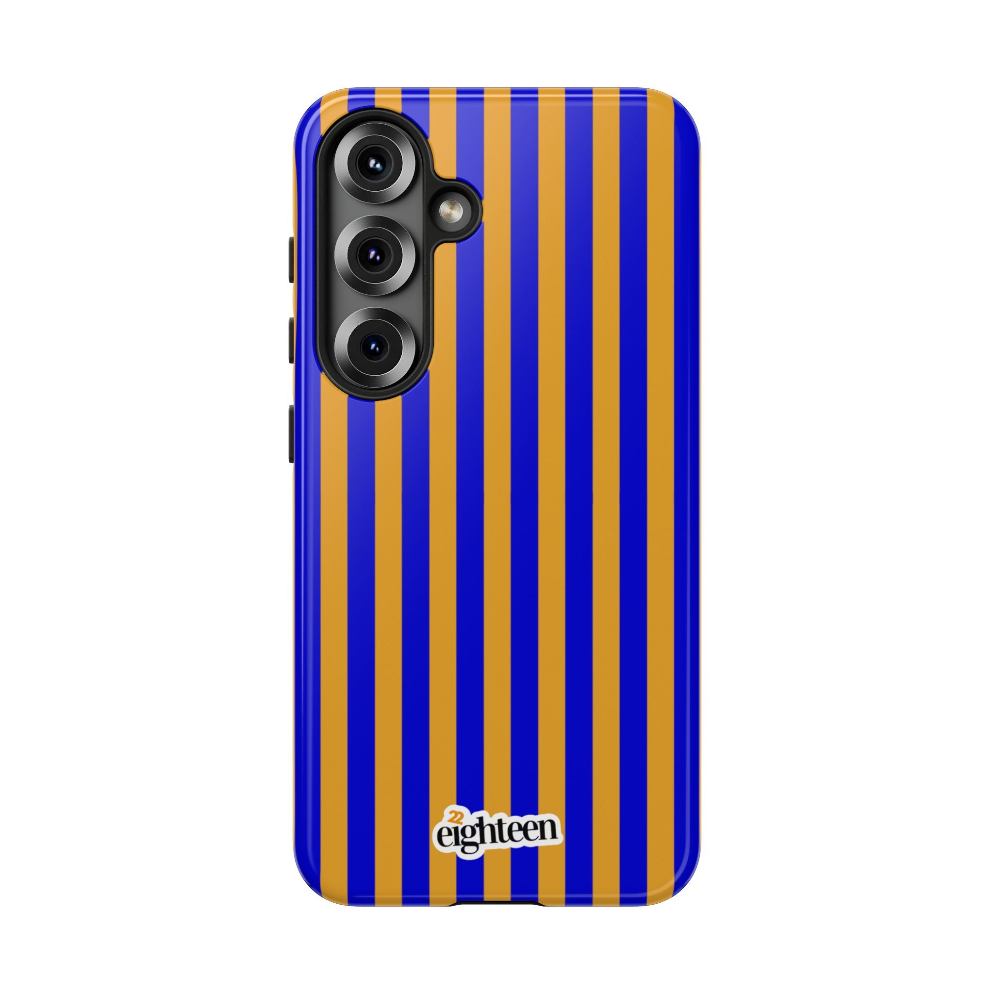 Royal Blue & Gold Baseline Tough Phone Case