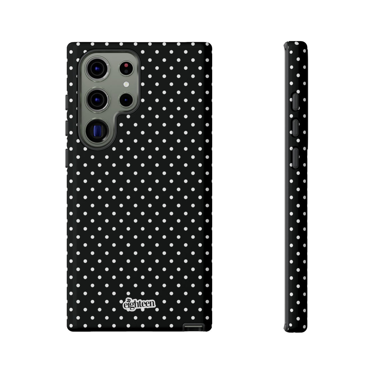 Black Dotty Phone Case