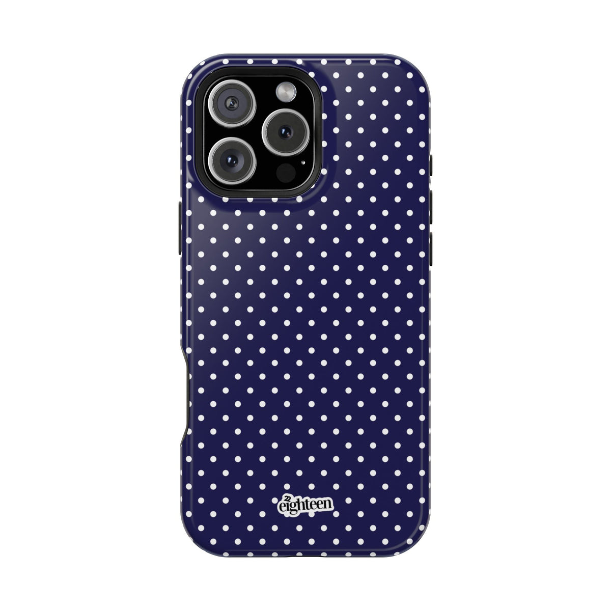 Deep Blue Dotty MagSafe Phone Case