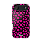 Black + Pink Poppy MagSafe Tough Case