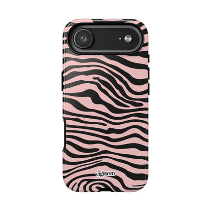 Pink Saharan Stripe Tough Phone Case