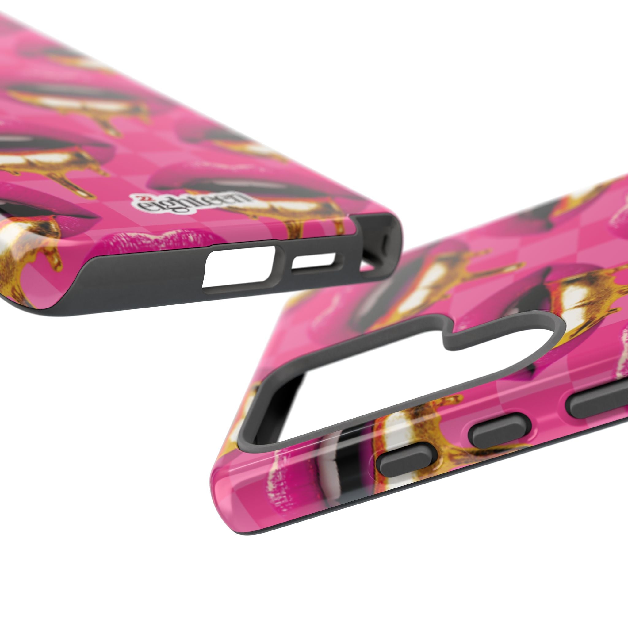 Pink Ms Pouty Tough Phone Case