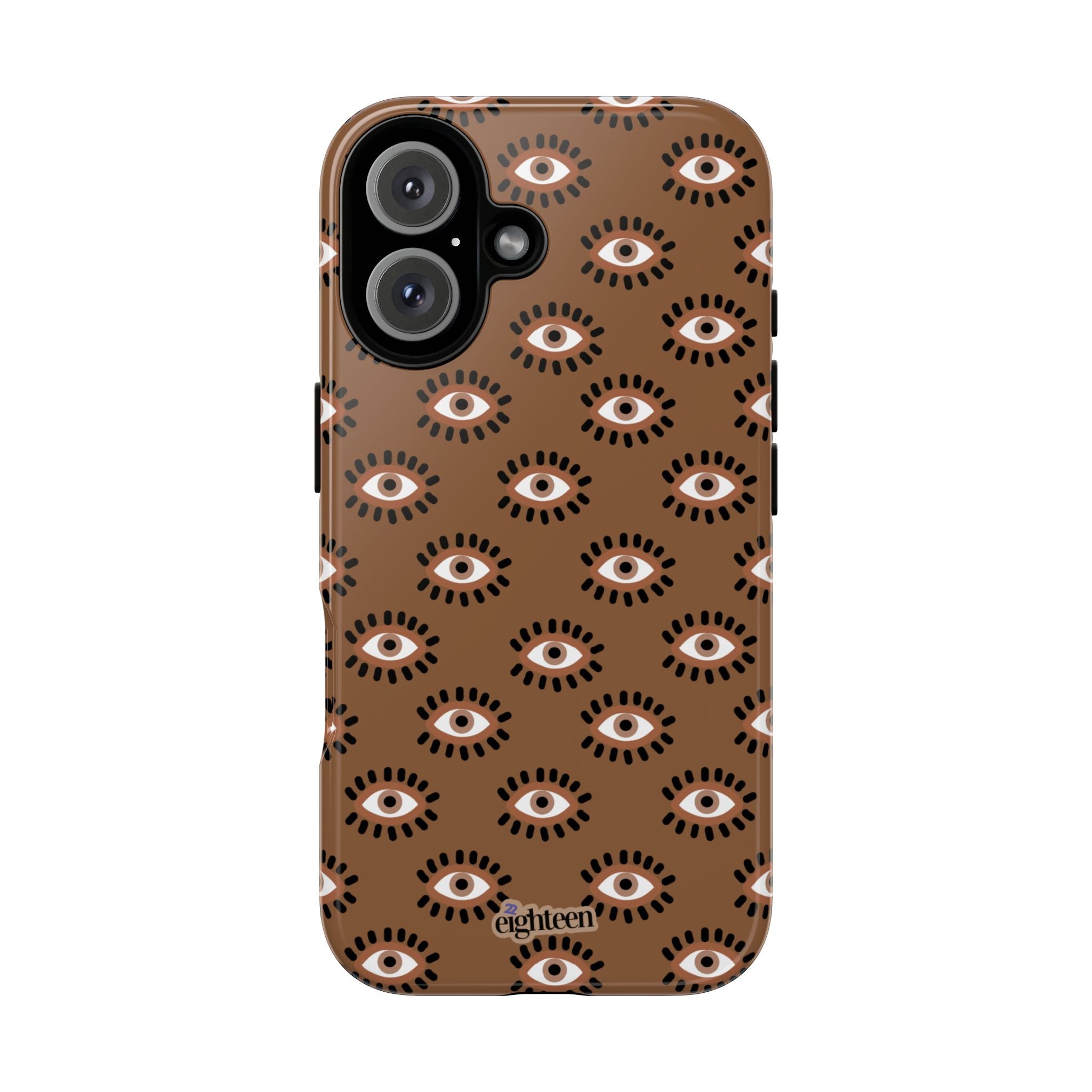 Brown Gaze Tough Phone Case