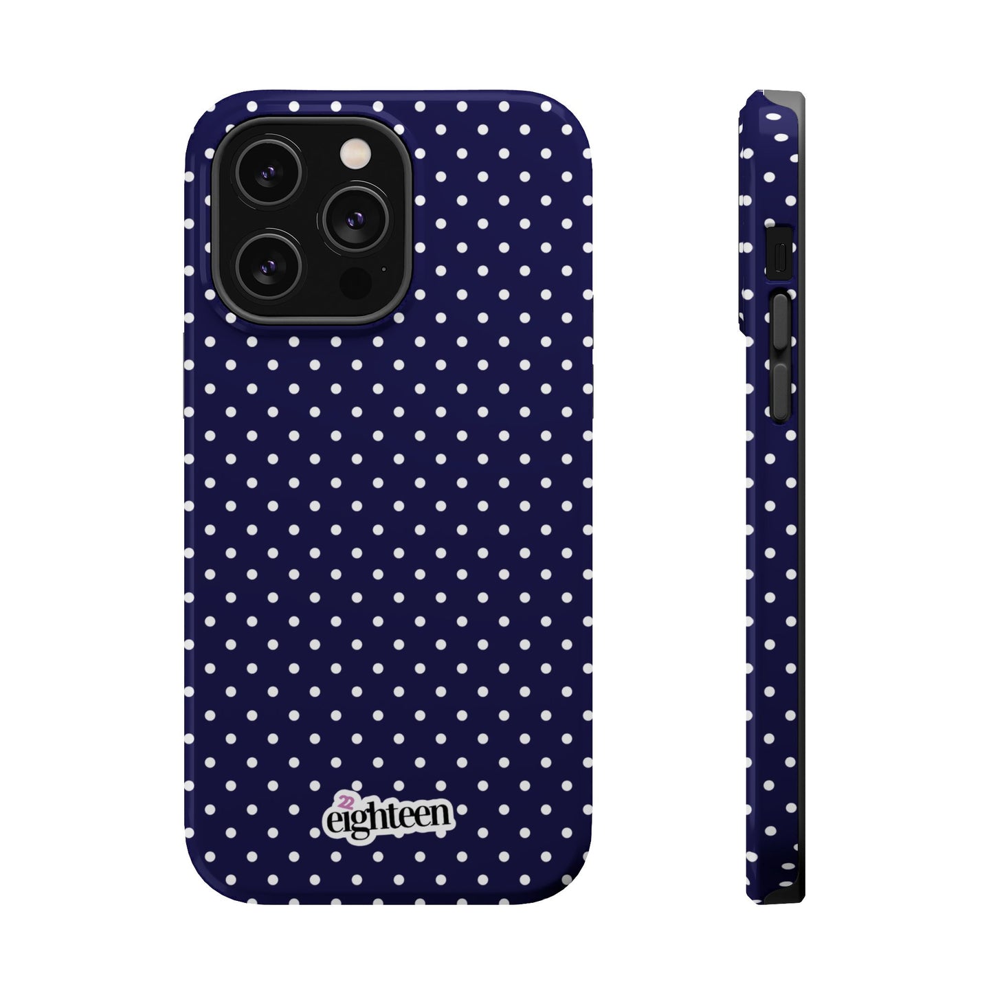 Deep Blue Dotty MagSafe Tough Case