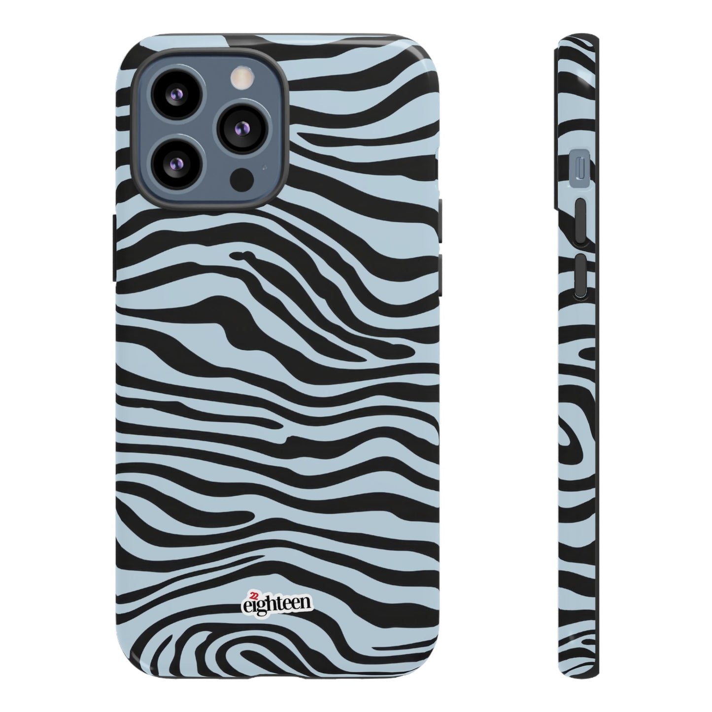 Blue Saharan Stripe Tough Phone Case