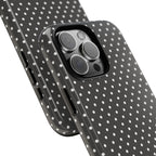 Charcoal Dotty Tough Phone Case