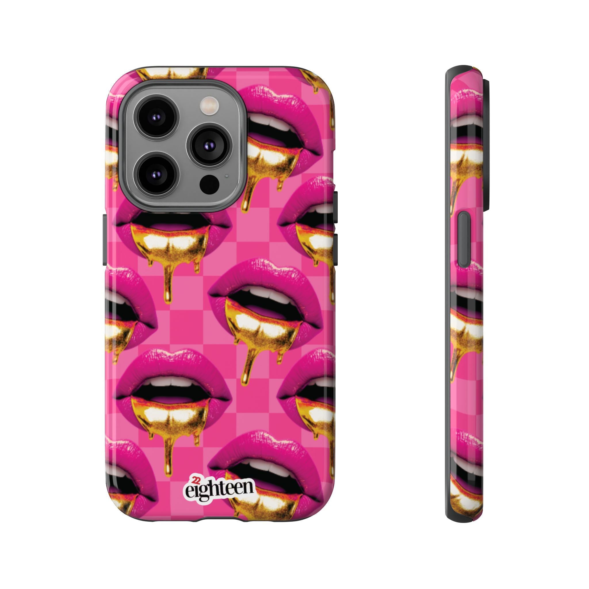 Pink Ms Pouty Tough Phone Case