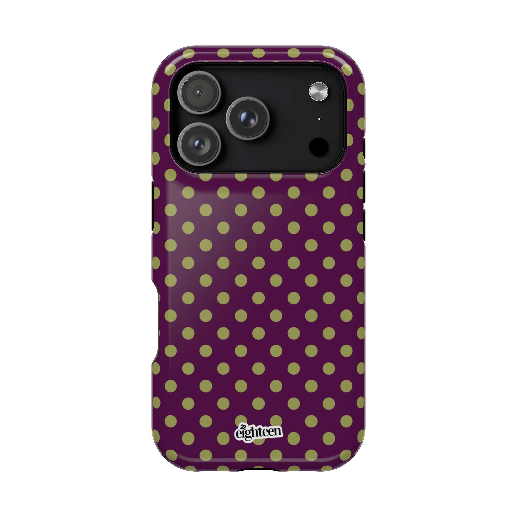 Deep Burgundy & Acacia Dot Theory MagSafe Phone Case