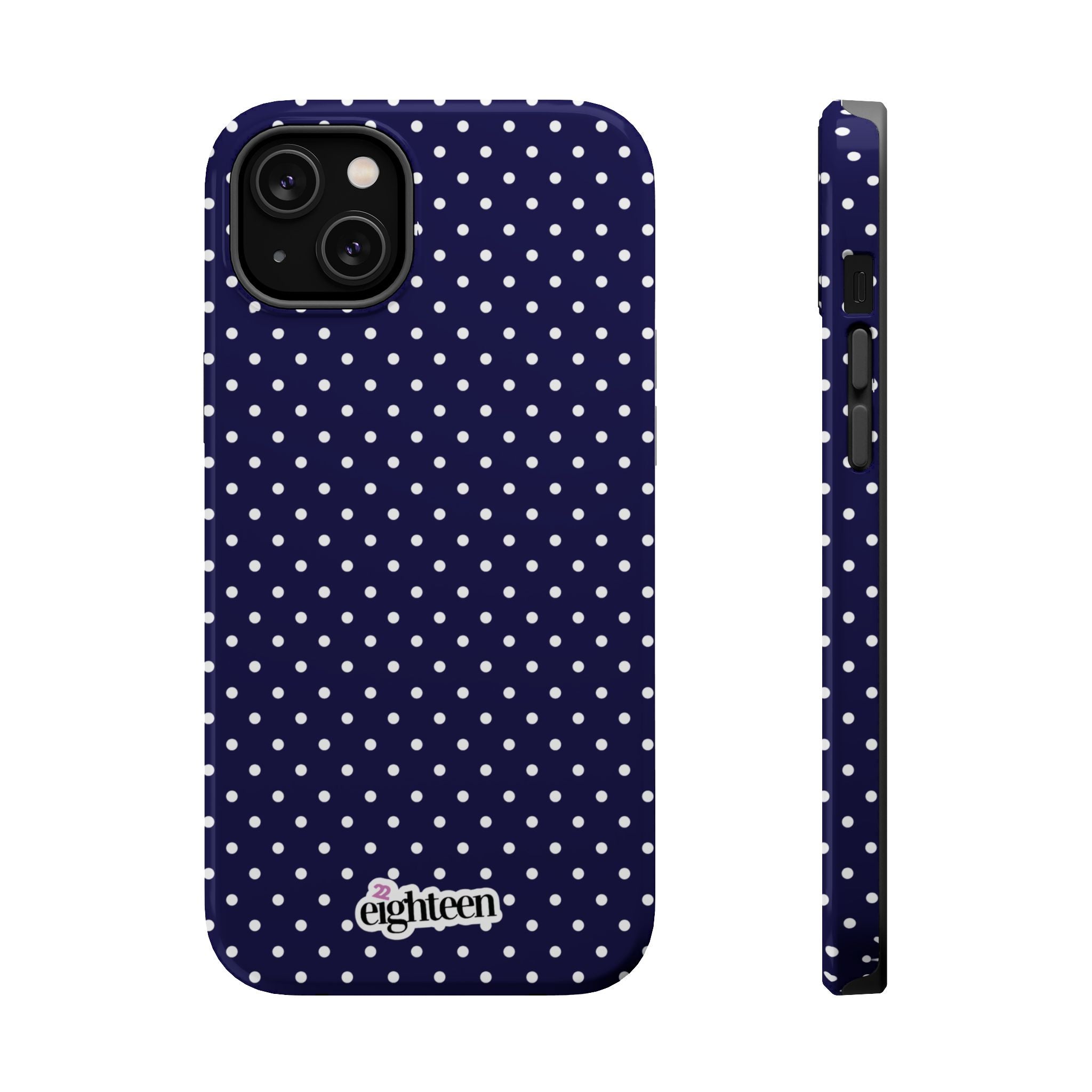Deep Blue Dotty MagSafe Tough Case