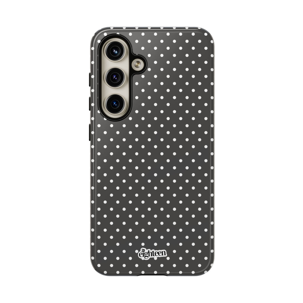 Charcoal Dotty Phone Case
