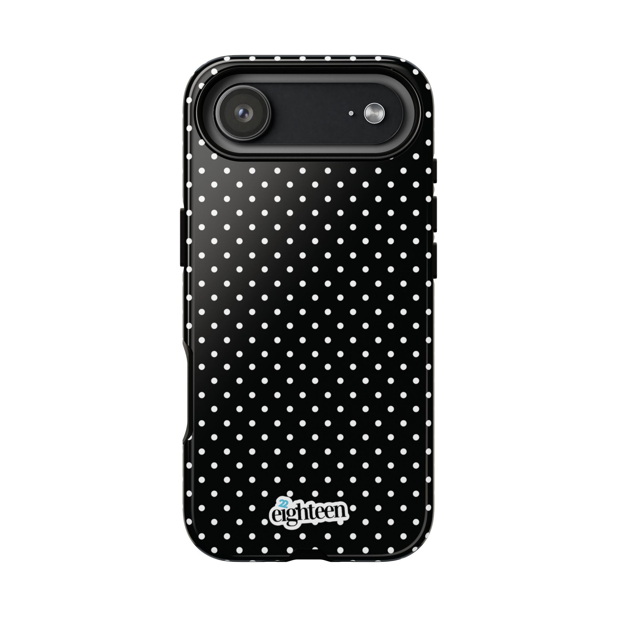 Black Dotty Tough Phone Case