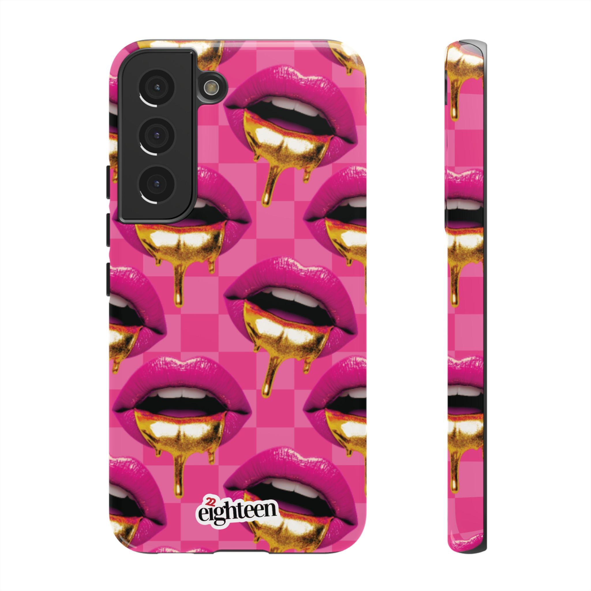 Pink Ms Pouty Tough Phone Case