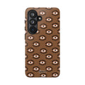 Brown Gaze Tough Phone Case