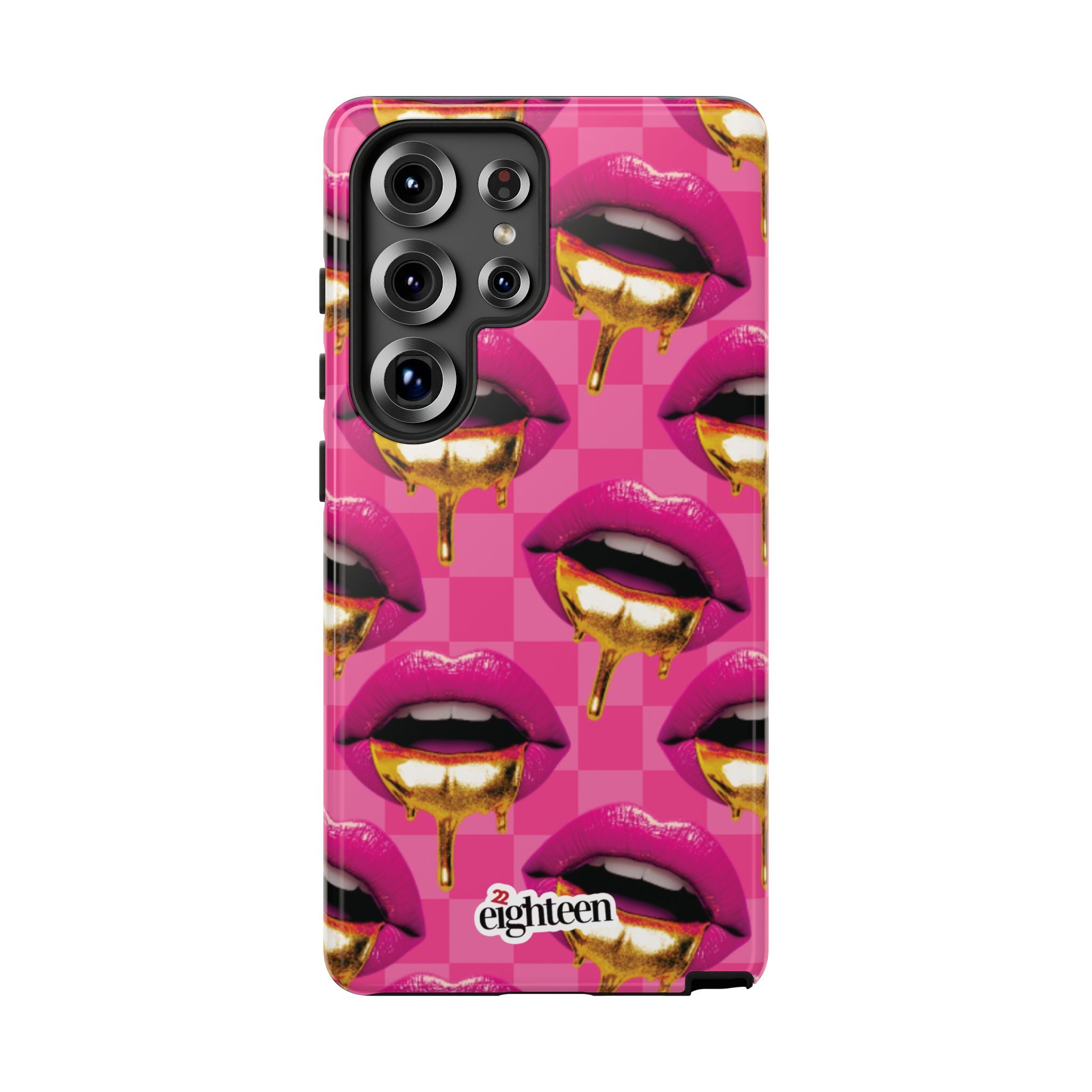 Pink Ms Pouty Tough Phone Case