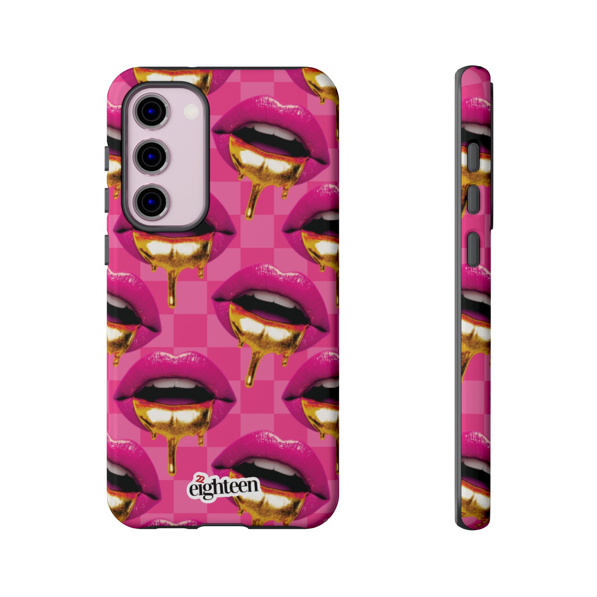 Pink Ms Pouty Tough Phone Case