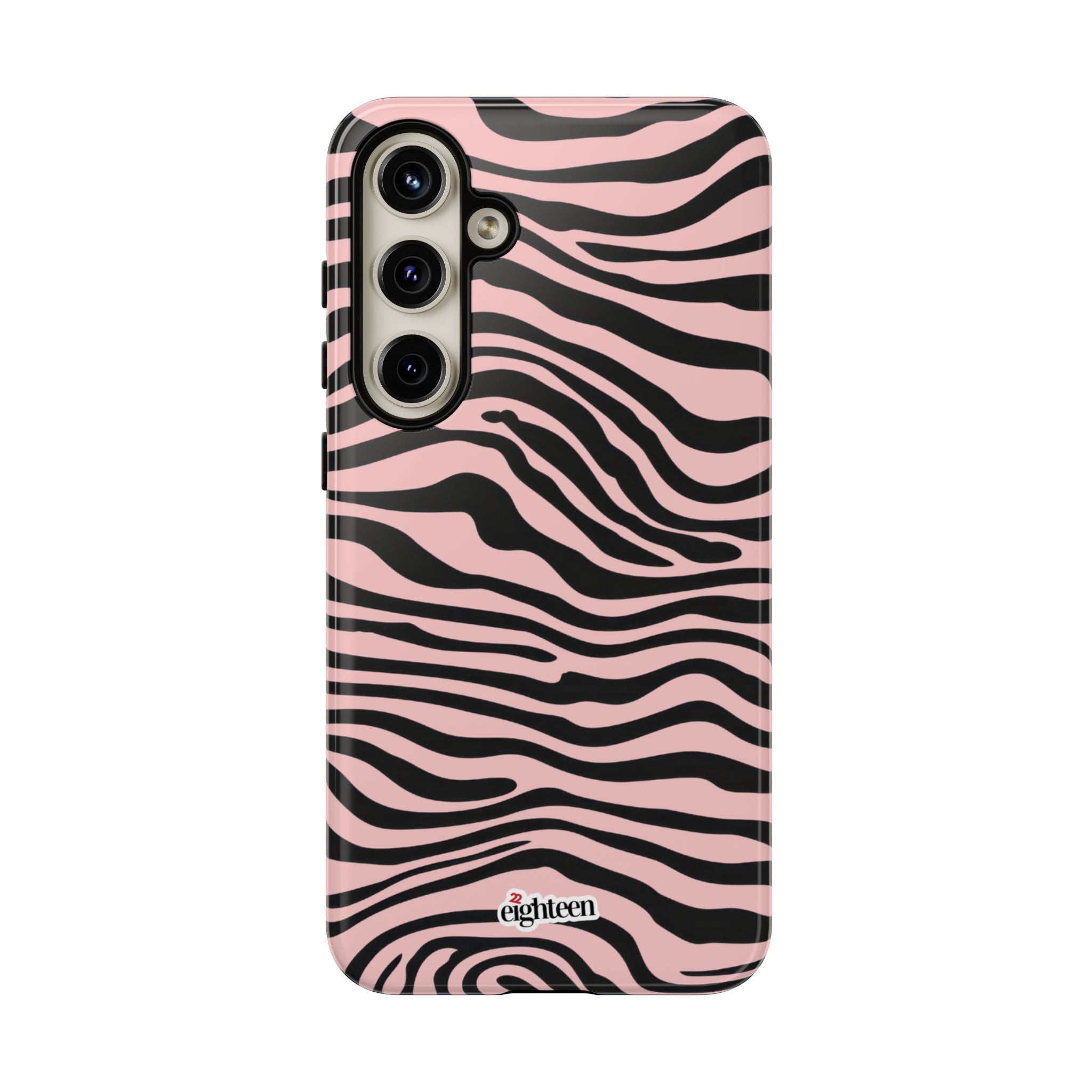 Pink Saharan Stripe Tough Phone Case