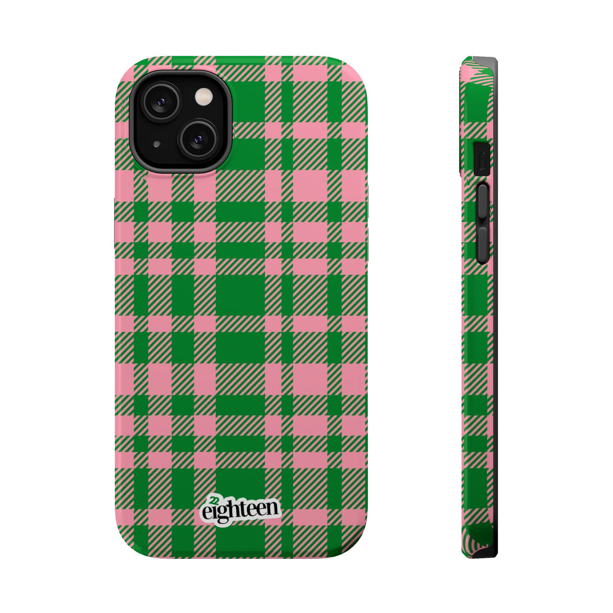 Pink Salmon & Apple Green Interlude MagSafe Phone Case