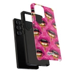 Pink Ms Pouty Tough Phone Case