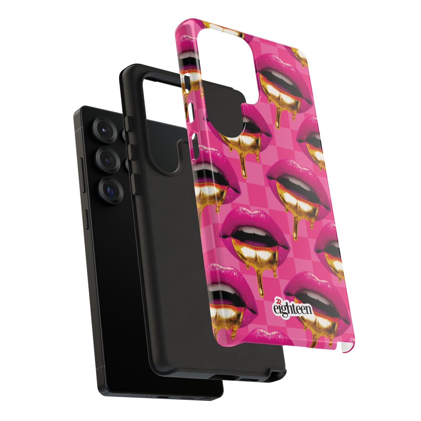 Pink Ms Pouty Tough Phone Case