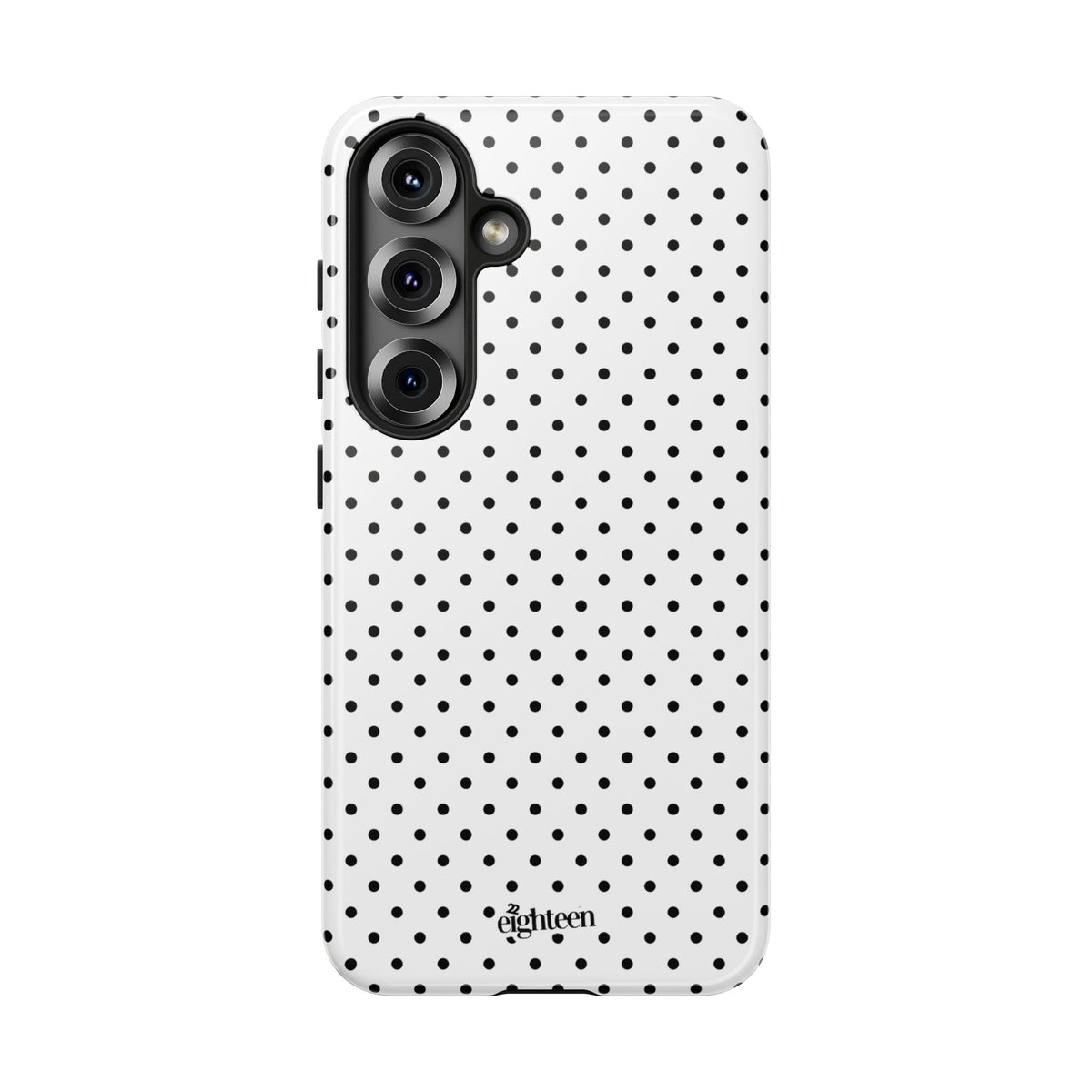 White Dotty Phone Case