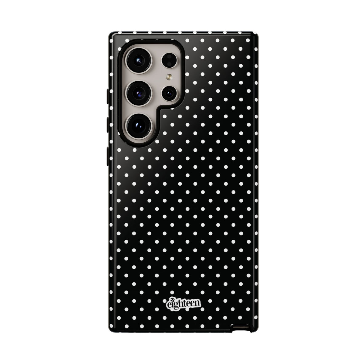 Black Dotty Phone Case
