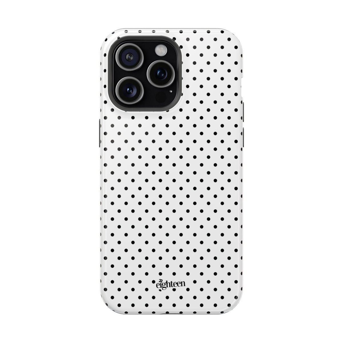 White Dotty MagSafe Phone Case