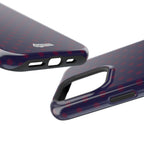 Night Blue & Burgundy Dot Theory MagSafe Phone Case