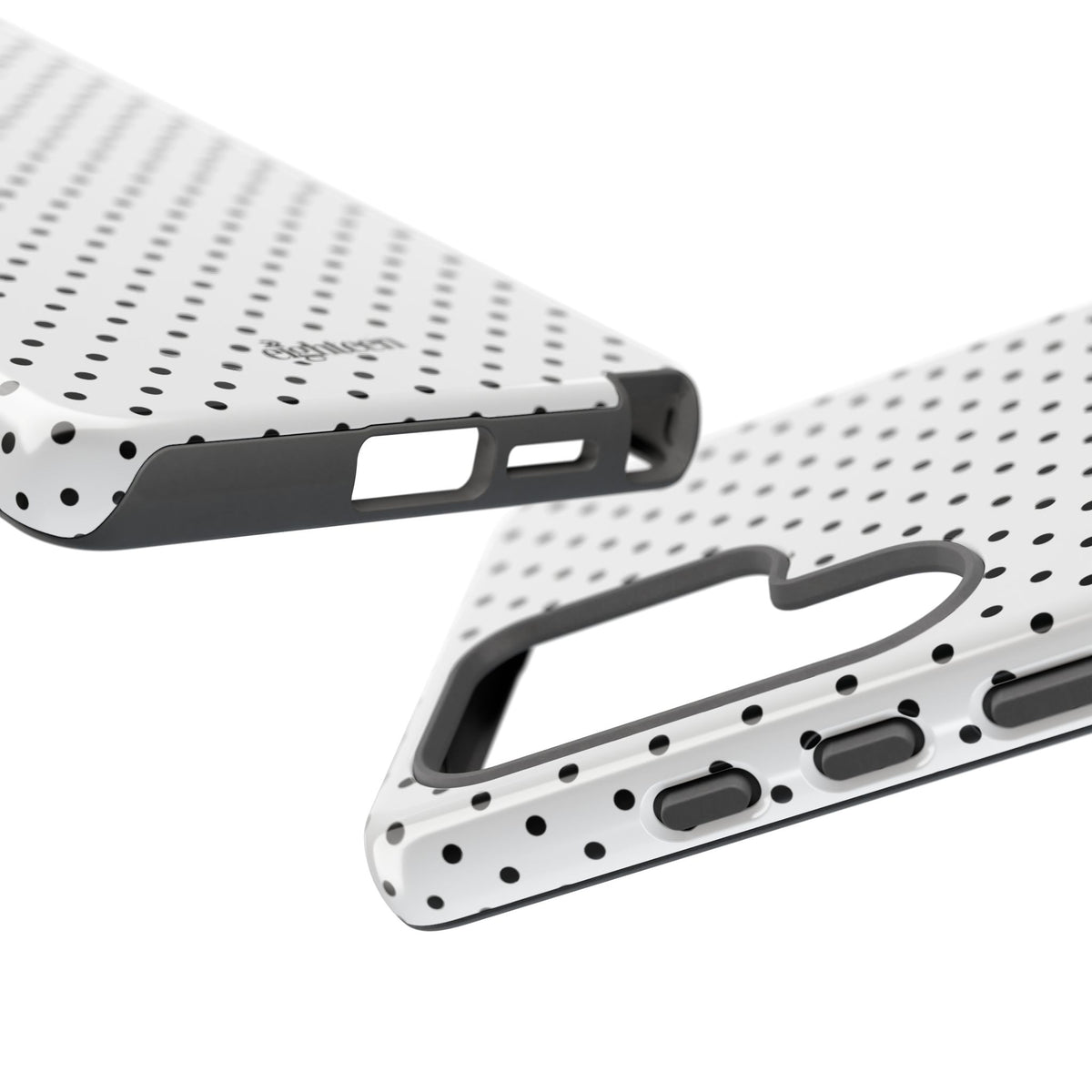 White Dotty Phone Case