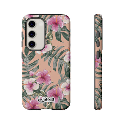 Hibiscus Haze Tough Phone Case